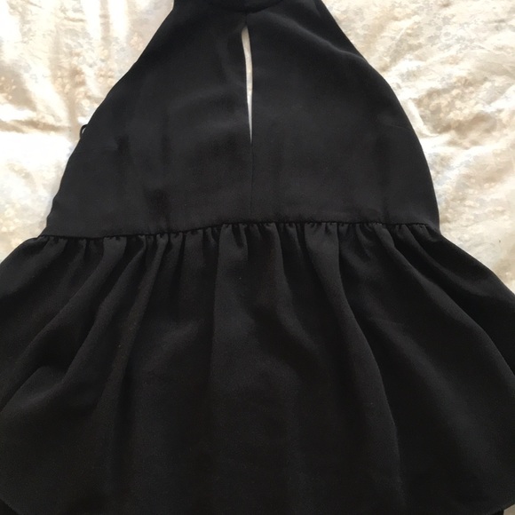 NWT Elizabeth and James Peplum backless Halter M - Picture 3 of 8